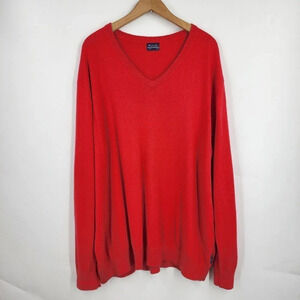 Columbia Men's PFG Dockside V-Neck Cashmere Blend Long‎ Sleeve Sweater Size XXL